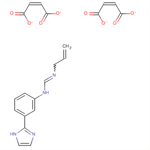 89259-87-0  Methanimidamide, N-[3-(1H-imidazol-2-yl)phenyl]-N'-2-propenyl-,(2Z)-2-butenedioate (1:2)
