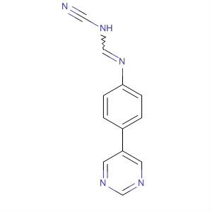 89260-64-0  Methanimidamide, N-cyano-N'-[4-(5-pyrimidinyl)phenyl]-