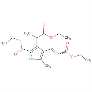 88865-62-7  1H-Pyrrole-3-propanoic acid,2-(ethoxycarbonyl)-4-(3-ethoxy-3-oxo-1-propenyl)-5-methyl-, ethyl ester