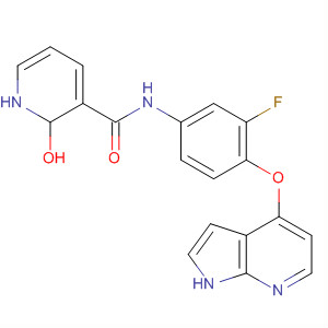 888721-31-1  3-Pyridinecarboxamide,N-[3-fluoro-4-(1H-pyrrolo[2,3-b]pyridin-4-yloxy)phenyl]-1,2-dihydro-2-oxo-
