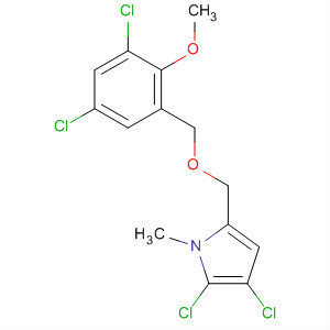 88876-10-2  1H-Pyrrole,2,3-dichloro-5-[(3,5-dichloro-2-methoxyphenyl)methoxymethyl]-1-methyl-