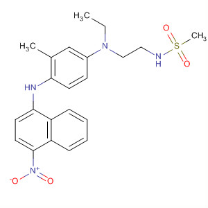 88878-07-3  Methanesulfonamide,N-[2-[ethyl[3-methyl-4-[(4-nitro-1-naphthalenyl)amino]phenyl]amino]ethyl]-