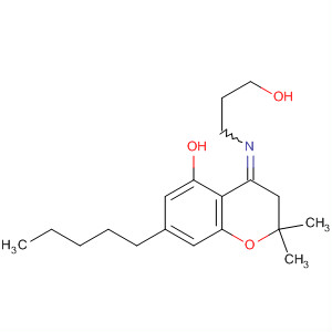 88879-91-8  2H-1-Benzopyran-5-ol,3,4-dihydro-4-[(3-hydroxypropyl)imino]-2,2-dimethyl-7-pentyl-