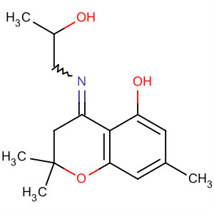 88879-99-6  2H-1-Benzopyran-5-ol,3,4-dihydro-4-[(2-hydroxypropyl)imino]-2,2,7-trimethyl-