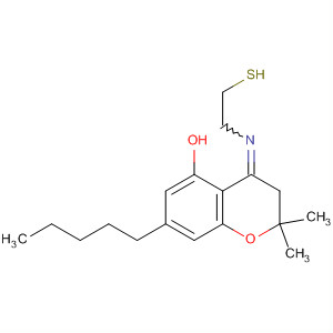 88880-00-6  2H-1-Benzopyran-5-ol,3,4-dihydro-4-[(2-mercaptoethyl)imino]-2,2-dimethyl-7-pentyl-