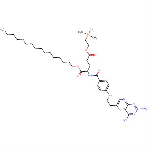 88904-40-9  L-Glutamic acid,N-[4-[[(2,4-diamino-6-pteridinyl)methyl]methylamino]benzoyl]-,5-hexadecyl 1-[2-(trimethylsilyl)ethyl] ester