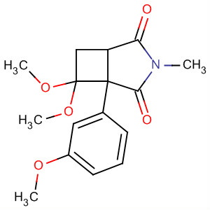 88905-19-5  3-Azabicyclo[3.2.0]heptane-2,4-dione,7,7-dimethoxy-1-(3-methoxyphenyl)-3-methyl-