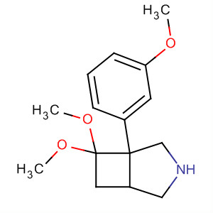 88905-24-2  3-Azabicyclo[3.2.0]heptane, 7,7-dimethoxy-1-(3-methoxyphenyl)-