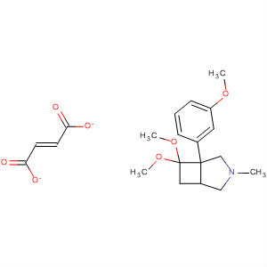 88905-31-1  3-Azabicyclo[3.2.0]heptane,7,7-dimethoxy-1-(3-methoxyphenyl)-3-methyl-, (2E)-2-butenedioate(1:1)