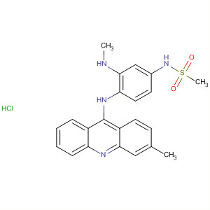 88913-48-8  Methanesulfonamide,N-[4-[(3-methyl-9-acridinyl)amino]-3-(methylamino)phenyl]-,monohydrochloride