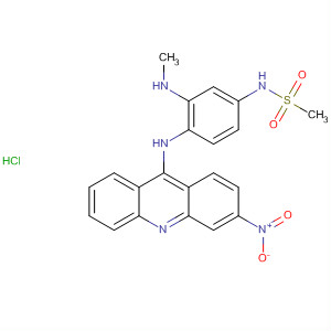 88913-54-6  Methanesulfonamide,N-[3-(methylamino)-4-[(3-nitro-9-acridinyl)amino]phenyl]-,monohydrochloride