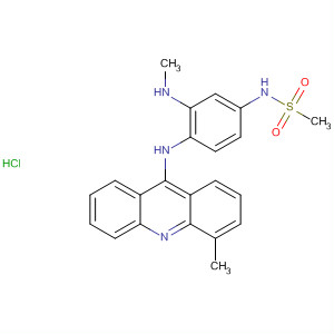 88913-57-9  Methanesulfonamide,N-[4-[(4-methyl-9-acridinyl)amino]-3-(methylamino)phenyl]-,monohydrochloride