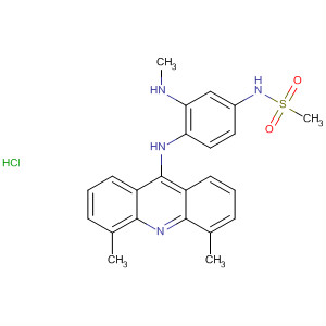 88913-71-7  Methanesulfonamide,N-[4-[(4,5-dimethyl-9-acridinyl)amino]-3-(methylamino)phenyl]-,monohydrochloride