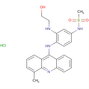 88913-74-0  Methanesulfonamide,N-[3-[(2-hydroxyethyl)amino]-4-[(4-methyl-9-acridinyl)amino]phenyl]-,monohydrochloride