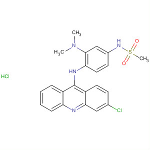 88913-76-2  Methanesulfonamide,N-[4-[(3-chloro-9-acridinyl)amino]-3-(dimethylamino)phenyl]-,monohydrochloride