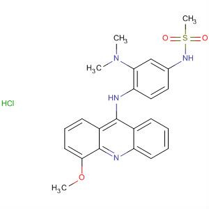 88913-78-4  Methanesulfonamide,N-[3-(dimethylamino)-4-[(4-methoxy-9-acridinyl)amino]phenyl]-,monohydrochloride