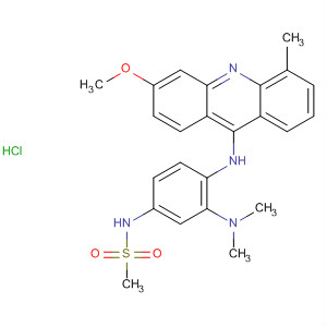 88913-84-2  Methanesulfonamide,N-[3-(dimethylamino)-4-[(3-methoxy-5-methyl-9-acridinyl)amino]phenyl]-, monohydrochloride