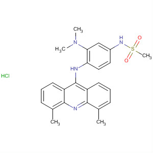 88913-85-3  Methanesulfonamide,N-[4-[(4,5-dimethyl-9-acridinyl)amino]-3-(dimethylamino)phenyl]-,monohydrochloride