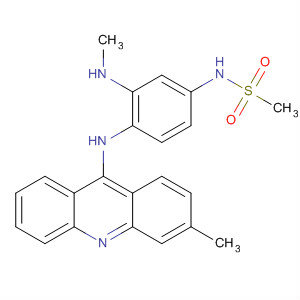88914-09-4  Methanesulfonamide,N-[4-[(3-methyl-9-acridinyl)amino]-3-(methylamino)phenyl]-