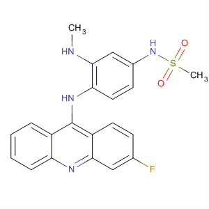 88914-11-8  Methanesulfonamide,N-[4-[(3-fluoro-9-acridinyl)amino]-3-(methylamino)phenyl]-