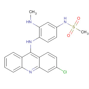 88914-12-9  Methanesulfonamide,N-[4-[(3-chloro-9-acridinyl)amino]-3-(methylamino)phenyl]-