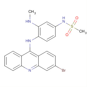 88914-13-0  Methanesulfonamide,N-[4-[(3-bromo-9-acridinyl)amino]-3-(methylamino)phenyl]-
