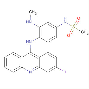 88914-14-1  Methanesulfonamide,N-[4-[(3-iodo-9-acridinyl)amino]-3-(methylamino)phenyl]-