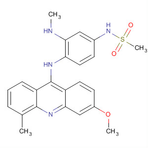 88914-22-1  Methanesulfonamide,N-[4-[(3-methoxy-5-methyl-9-acridinyl)amino]-3-(methylamino)phenyl]-