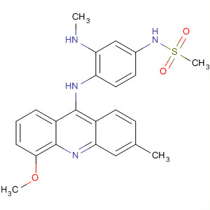88914-27-6  Methanesulfonamide,N-[4-[(5-methoxy-3-methyl-9-acridinyl)amino]-3-(methylamino)phenyl]-
