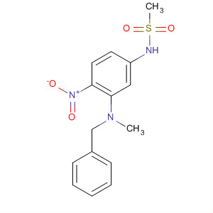 88914-76-5  Methanesulfonamide, N-[3-[methyl(phenylmethyl)amino]-4-nitrophenyl]-
