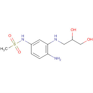 88915-01-9  Methanesulfonamide,N-[4-amino-3-[(2,3-dihydroxypropyl)amino]phenyl]-