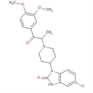 88925-35-3  2H-Benzimidazol-2-one,5-chloro-1-[1-[2-(3,4-dimethoxyphenyl)-1-methyl-2-oxoethyl]-4-piperidinyl]-1,3-dihydro-