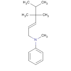 88926-58-3  Benzenamine, N-methyl-N-(4,4,5-trimethyl-2-hexenyl)-, (E)-