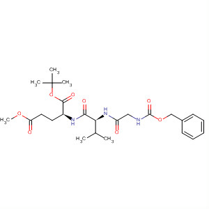 88932-21-2  L-Glutamic acid, N-[N-[N-[(phenylmethoxy)carbonyl]glycyl]-L-valyl]-,5-(1,1-dimethylethyl) 1-methyl ester