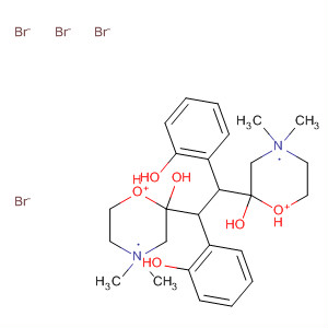 88950-01-0  Morpholinium,2,2'-[1,2-ethanediylbis(oxy-4,1-phenylene)]bis[2-hydroxy-4,4-dimethyl-,dibromide