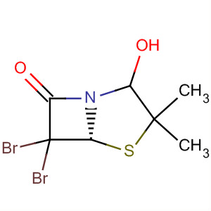 88957-64-6  4-Thia-1-azabicyclo[3.2.0]heptan-7-one,6,6-dibromo-2-hydroxy-3,3-dimethyl-, (5R)-