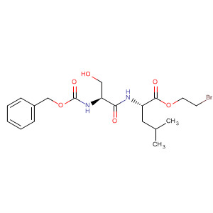 88962-29-2  L-Leucine, N-[N-[(phenylmethoxy)carbonyl]-L-seryl]-, 2-bromoethyl ester