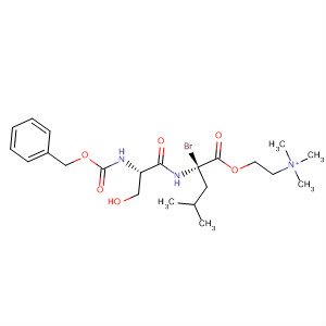 88962-48-5  L-Leucine, N-[N-[(phenylmethoxy)carbonyl]-L-seryl]-,2-(trimethylammonio)ethyl ester, bromide