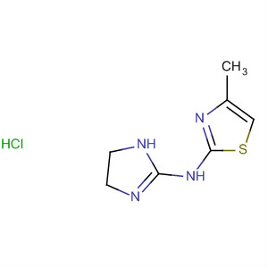 88964-03-8  2-Thiazolamine, N-(4,5-dihydro-1H-imidazol-2-yl)-4-methyl-,monohydrochloride