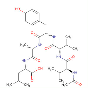 88967-48-0  L-Leucine, N-[N-[N-[N-(N-acetyl-L-valyl)-L-valyl]-L-tyrosyl]-L-alanyl]-