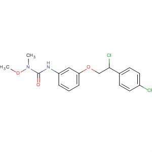 88971-81-7  Urea,N'-[3-[2-chloro-2-(4-chlorophenyl)ethoxy]phenyl]-N-methoxy-N-methyl-
