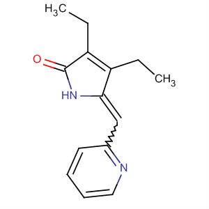 88978-44-3  2H-Pyrrol-2-one, 3,4-diethyl-1,5-dihydro-5-(2-pyridinylmethylene)-