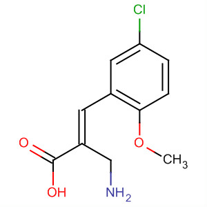 889855-40-7  2-Propenoic acid, 2-(aminomethyl)-3-(5-chloro-2-methoxyphenyl)-,(2E)-