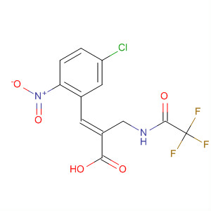 889855-45-2  2-Propenoic acid,3-(5-chloro-2-nitrophenyl)-2-[[(trifluoroacetyl)amino]methyl]-, (2E)-