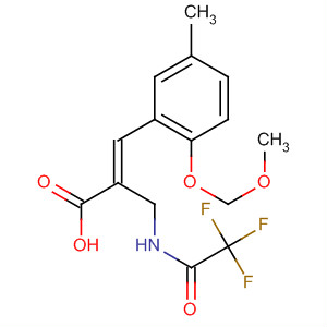 889855-47-4  2-Propenoic acid,3-[2-(methoxymethoxy)-5-methylphenyl]-2-[[(trifluoroacetyl)amino]methyl]-, (2E)-