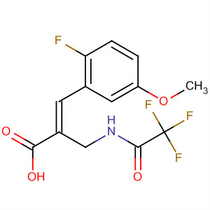 889855-54-3  2-Propenoic acid,3-(2-fluoro-5-methoxyphenyl)-2-[[(trifluoroacetyl)amino]methyl]-, (2E)-