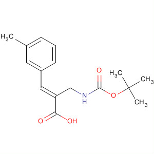 889855-66-7  2-Propenoic acid,2-[[[(1,1-dimethylethoxy)carbonyl]amino]methyl]-3-(3-methylphenyl)-,(2E)-