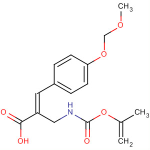 889855-70-3  2-Propenoic acid,3-[4-(methoxymethoxy)phenyl]-2-[[[(2-propenyloxy)carbonyl]amino]methyl]-, (2E)-