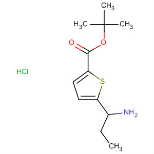 889856-51-3  2-Thiophenecarboxylic acid, 5-(1-aminopropyl)-, 1,1-dimethylethylester, hydrochloride