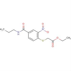 889889-65-0  Acetic acid, [[2-nitro-4-[(propylamino)carbonyl]phenyl]thio]-, ethyl ester